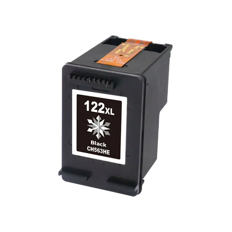 HP 122 third-party printer black ink cartridges